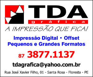 TDA Gráfica em Floresta-PE